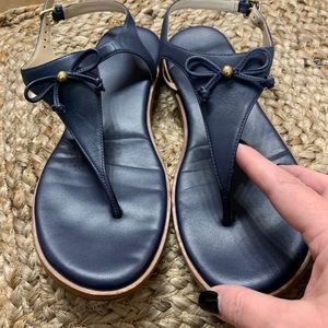 Navy blue Cole Haan sandals